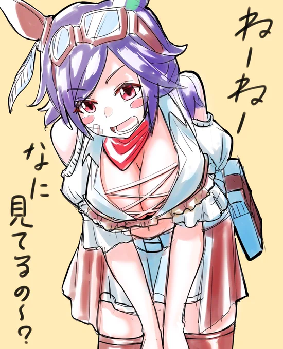#今月描いた絵を晒そう 今月はウマ以外も描いたな〜と悪魔パマはまた明日… 