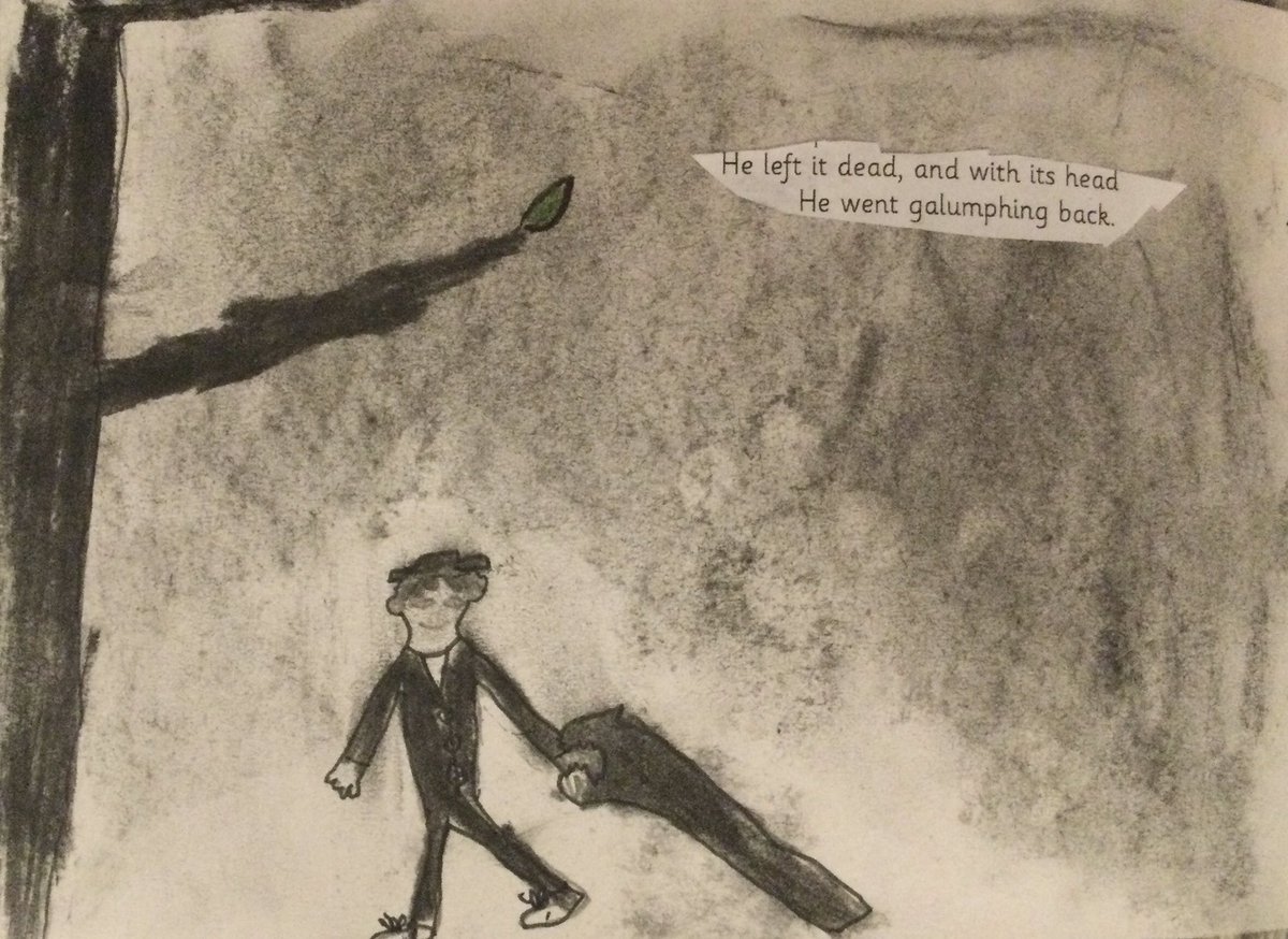 Year 4 are illustrators - Laura Carlin and Lewis Carroll were inspiration. The books made will be making their way into our #MantleoftheExpert soon - as The Caerwent Animal Care team are gifted an abandoned, ancient woodland. It is said to be home to an unusual creature…