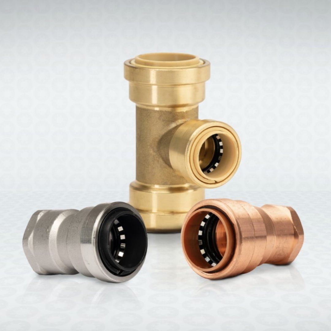 quick_fitting's tweet image. Available in Brass, Copper, and Stainless Steel, as well as a wide variety of sizes and widths – our #pushtoconnect #plumbing #fittings and valves install 75% faster than traditional methods  #quickconnect #contractor