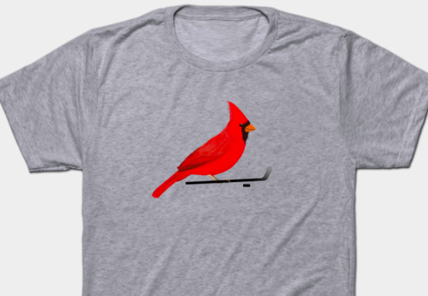 MascotDesigns1's tweet photo. Go Ice Cards! Thanks to the buyer of our CARDINAL HOCKEY design on a T shirt at our TeePublic site π¦π
https://t.co/hlM7XaLook
#FallForArt #BuyIntoArt #Cardinals #GoCardinals #GoCards #IceCards #hockey #CollegeHockey #SJFC #Wesleyan #CatholicU #Otterbein #Plattsburgh #UofL https://t.co/YsySaHV5gh