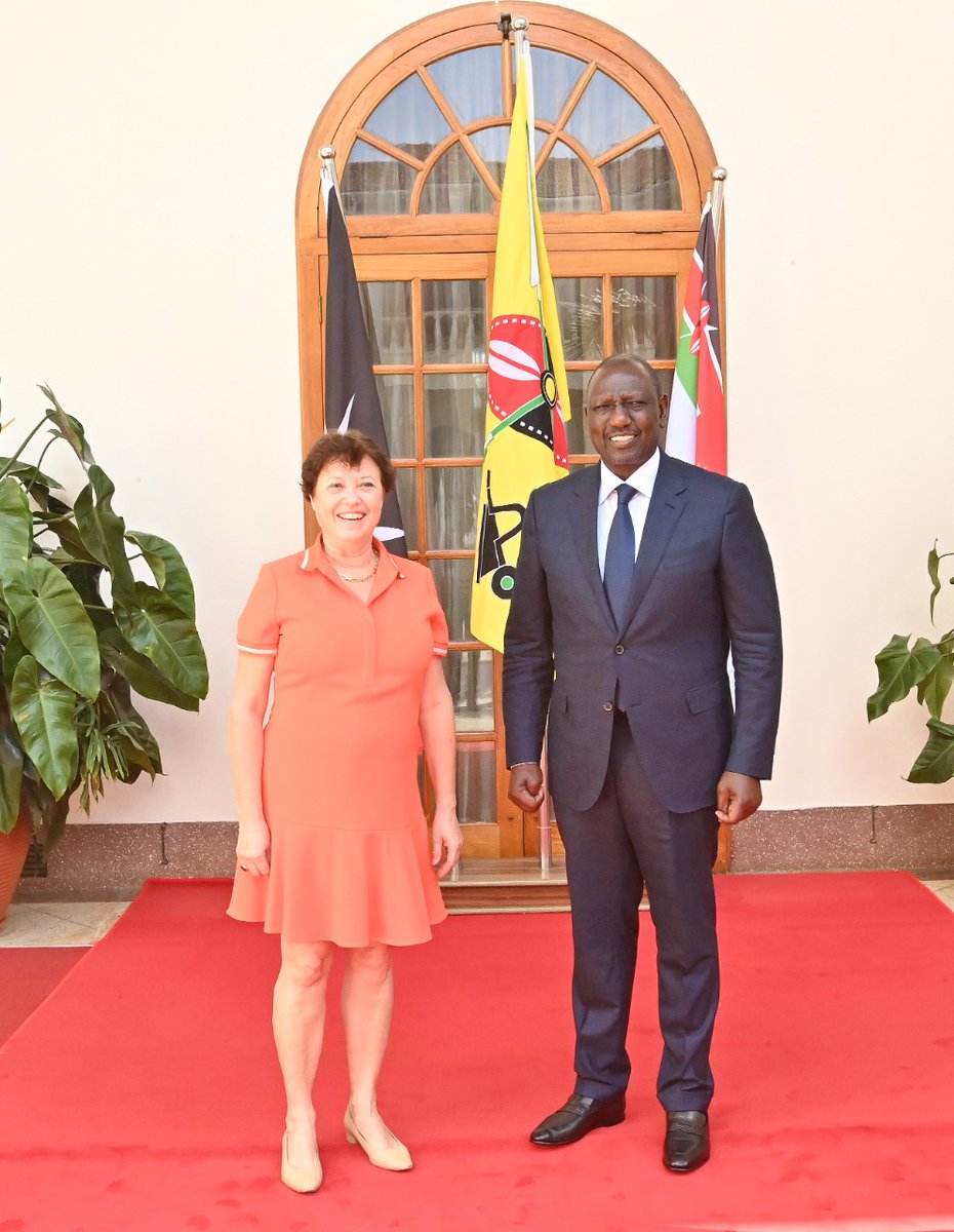 WilliamsRuto's tweet photo. Kenya's relations with her global partners will continue to strengthen into the future. France and Colombia have been critical partners in recent times in the areas of infrastructure and trade. https://t.co/WvdyLSTCN9