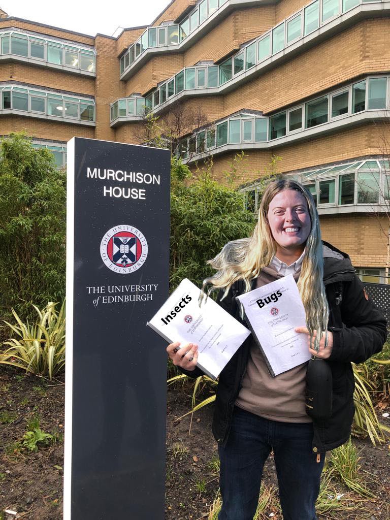 Today I finally submitted my PhD 🎉 but since physical hand-ins are no longer required, here is a photo of me/ Rowan! 🪲🪰<a href="/e3dtp/">E4 Doctoral Training Partnership</a> <a href="/GeosciencesEd/">School of GeoSciences @ University of Edinburgh</a>