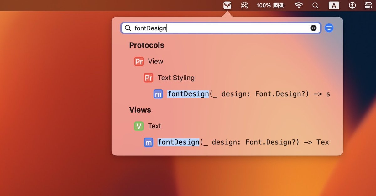 The SwiftUI Lab (@swiftuilab) on Twitter photo The Companion for SwiftUI now adds a menu bar icon that can be used to easily search topics. Great while working with Xcode. Change the shortcut and other options from the Preferences window. Thanks <a href="/chriseidhof/">Chris Eidhof (not here anymore)</a> for the suggestion!😉 #SwiftUI swiftui-lab.com/companion-for-… The Companion for SwiftUI now adds a menu bar icon that can be used to easily search topics. Great while working with Xcode. Change the shortcut and other options from the Preferences window. Thanks <a href="/chriseidhof/">Chris Eidhof (not here anymore)</a> for the suggestion!😉 #SwiftUI swiftui-lab.com/companion-for-…