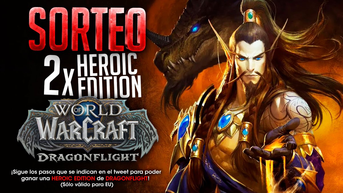 champepro's tweet image. 🐲 SORTEO ACTIVO🐲

Consigue 1 edición HC de #Dragonflight
Para participar: 
1⃣ RT &amp;amp; Like
2⃣Sigue a  @champepro y @Warcraft_ES
3⃣ Dale al enlace de abajo 👇 

champe.link/dragonflighteu

Contra más acciones, más oportunidades de ganar.
#WoW_partner
