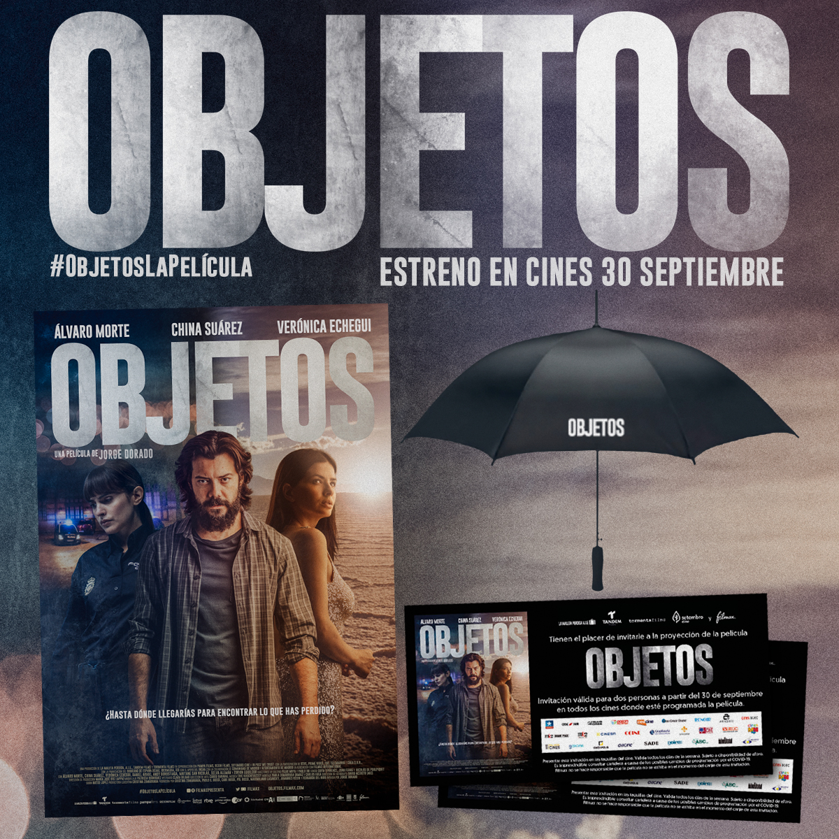 Sorteo #ObjetosLaPelícula': Llévate un pack formado por un paraguas y una entrada doble para ver la película cutt.ly/EVVHdEU