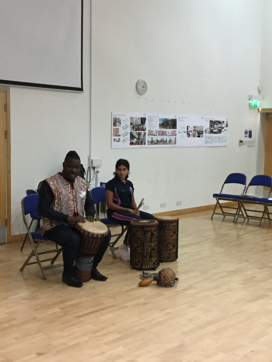 We've had a brilliant West African Drumming day <a href="/NorthwoodGDST/">Northwood College for Girls</a> with <a href="/inspireworksuk/">Inspire Works</a>. Here are some of our videos!