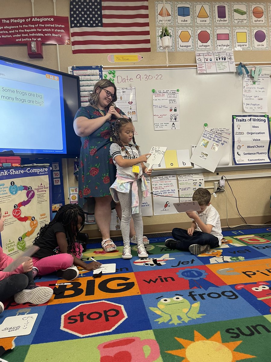 MsVanceTeach's tweet photo. @Mrs_Brown2020 and her 1st graders are rocking IReady math.  I love to visit and see all the strategies they are using.  @abetterfairview @allin4RCSkids @jenservice https://t.co/3KWjQd1rWR
