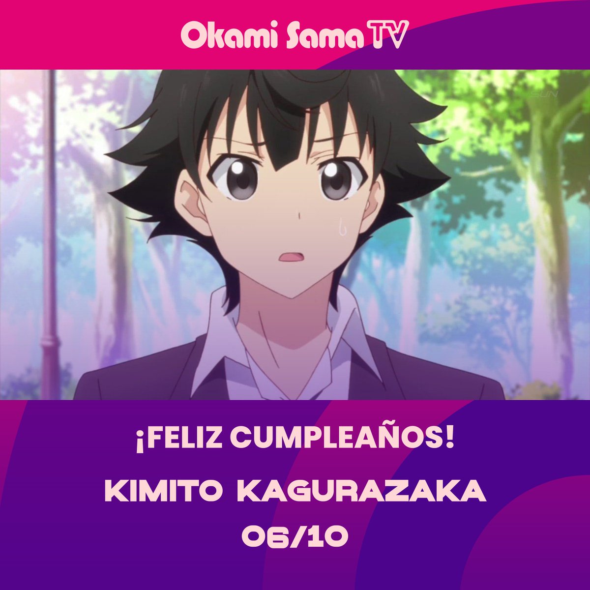 OkamiSamaTV's tweet photo. ¡Feliz Cumpleaños Kimito! 🎉🎂
#KimitoKagurazaka
#ShominSample https://t.co/y6pHLOuoIm