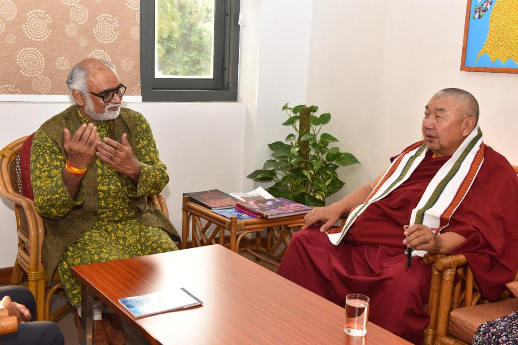 Sachchidanand Joshi (@sachchida_joshi) on Twitter photo Had a thoughtful discussion with Mr. Andrey Dondukbaev, Senior Monk & Deputy Khambo Lama of Russia and Ms. Nadezda Berkengeym from Russia, today at <a href="/ignca_delhi/">Indira Gandhi National Centre for the Arts</a>. My IGNCA Colleagues also joined us during the discussion.
<a href="/AnuragPunetha/">Anurag Punetha</a> Had a thoughtful discussion with Mr. Andrey Dondukbaev, Senior Monk & Deputy Khambo Lama of Russia and Ms. Nadezda Berkengeym from Russia, today at <a href="/ignca_delhi/">Indira Gandhi National Centre for the Arts</a>. My IGNCA Colleagues also joined us during the discussion.
<a href="/AnuragPunetha/">Anurag Punetha</a>