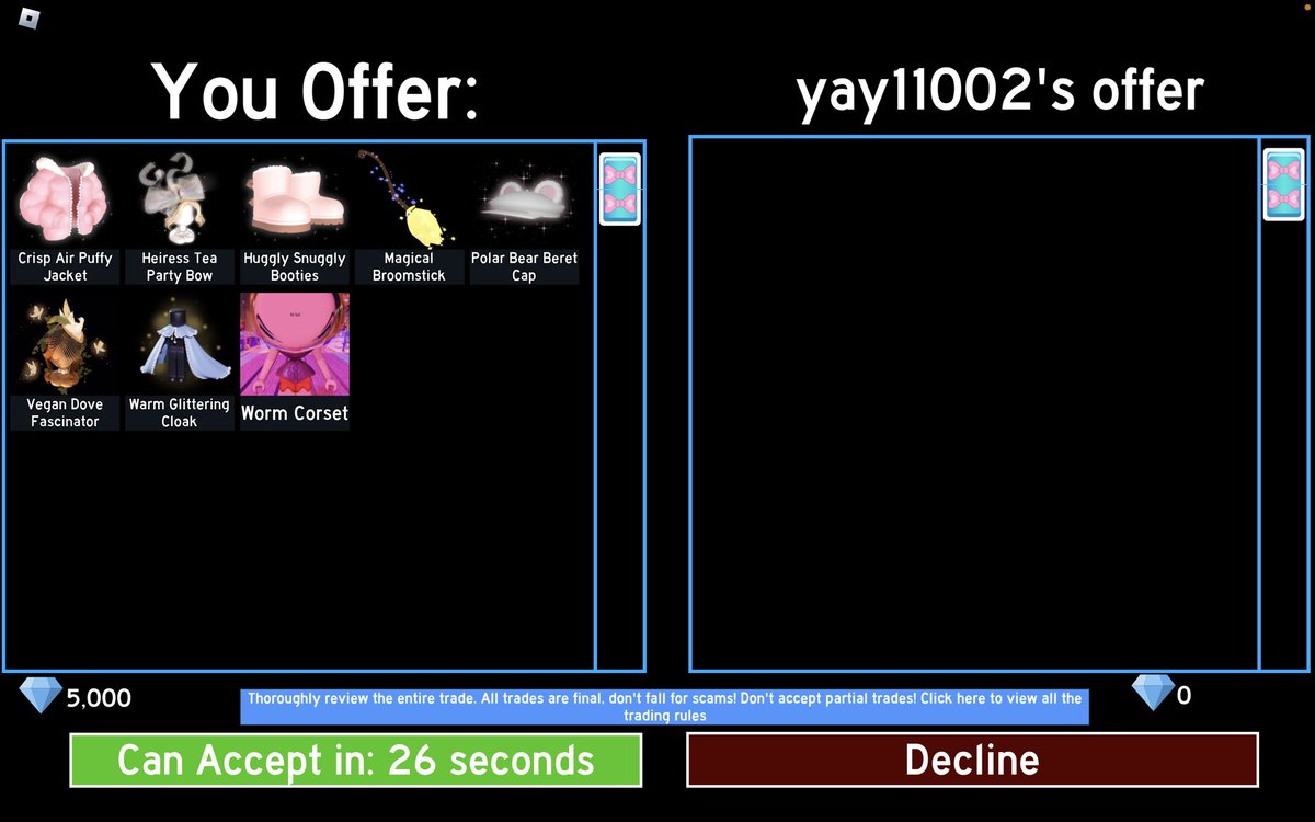 softiiesther's tweet photo. - proof - trade with @billietrading :) she went first with a croc! https://t.co/0URZfTf9ce