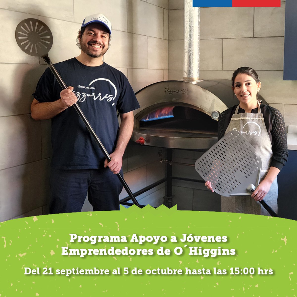 🚨Últimos días para postular al programa Emprende Jóvenes FNDR 2022 #OHiggins
¡¡Queda poco tiempo!! solo hasta el día miércoles 05 de octubre hasta las 15:00 horas🕒

Ingresa a sercotec.cl 🔎 busca región de O'Higgins, lee las bases y POSTULA ✅