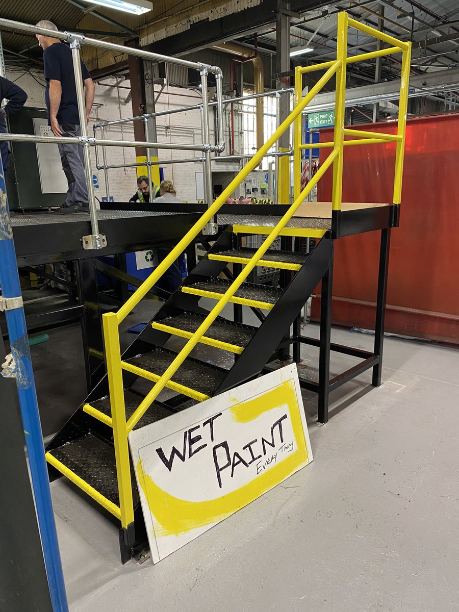 jpceng's tweet photo. New Platform &amp; steps fabricated this week. https://t.co/wLE35zRygl
