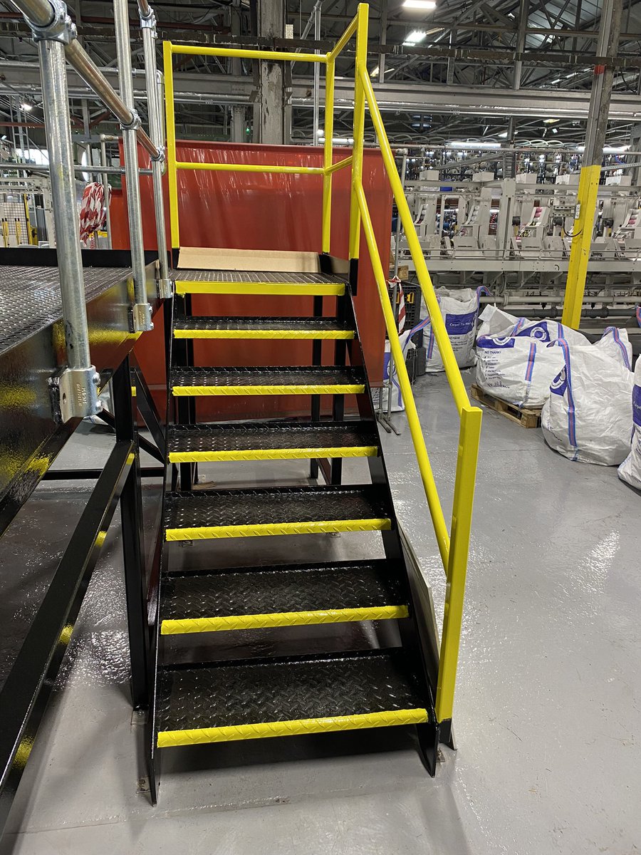 jpceng's tweet photo. New Platform &amp; steps fabricated this week. https://t.co/wLE35zRygl
