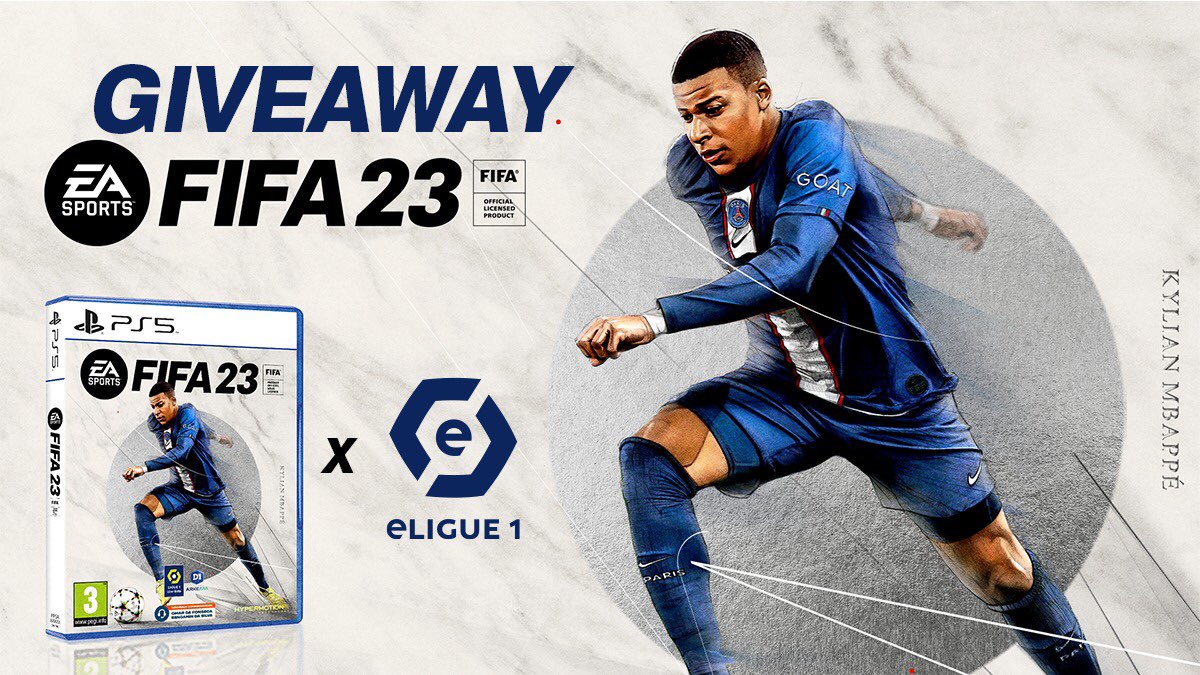 RealDeamz's tweet photo. Les amis, #FIFA23 est désormais disponible !
C'est pourquoi on organise un #concours pour vous faire remporter une édition du jeu sur #PS5. 🤩⚽️

Pour participer :

✅ #RT ce tweet
✅ Follow @RealDeamz + @e_LIGUE_1 

T.A.S le 07.10. Bonne chance à tous ! 💙 https://t.co/KQN1yfJ6gR
