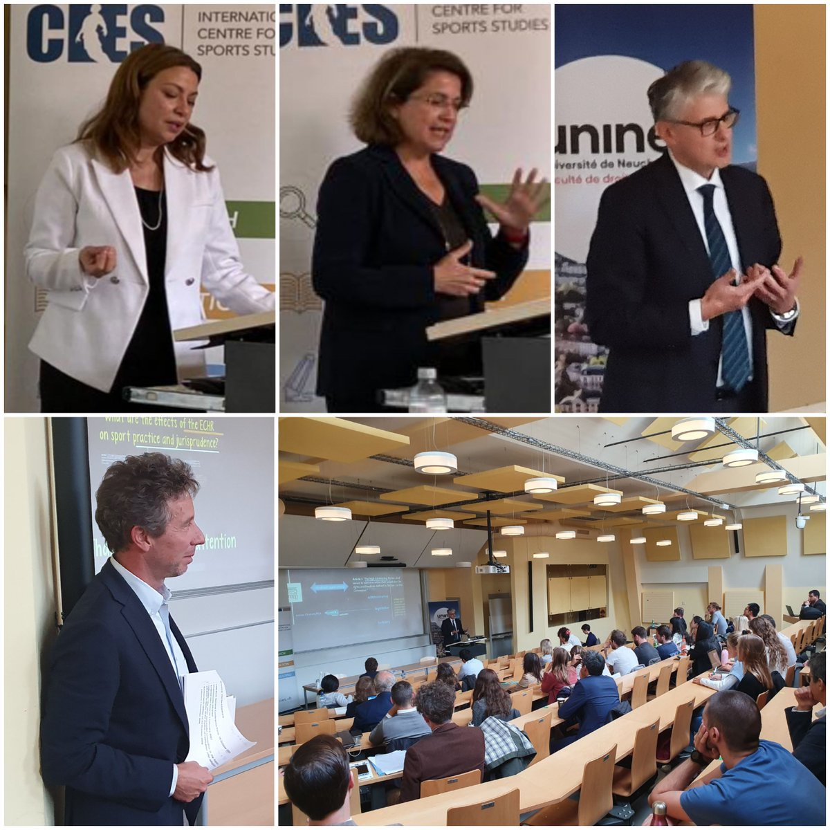 💡Great presentations today at the #InternationalSportLaw conference in <a href="/UniNeuchatel/">Université Neuchâtel</a> by Prof. <a href="/MadalinaDiacon8/">Madalina Diaconu</a> (competition manipulation), Dr. Pranvera Këllezi (competition law), Prof. Ulrich Haas (human rights) and Prof. <a href="/AntonioRigozzi/">Antonio Rigozzi</a> (doping).
#InternationalLawAssociation
