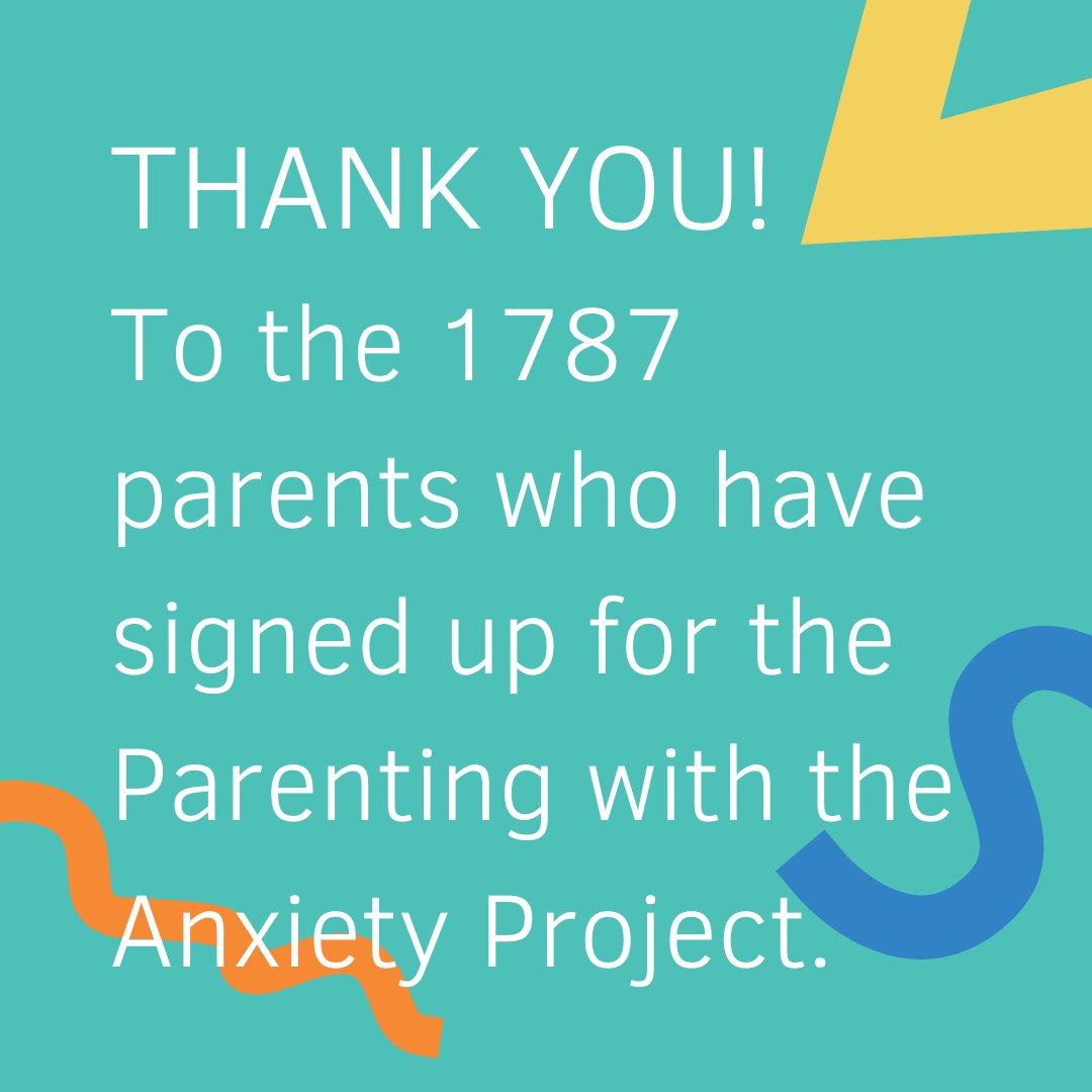 📢The Parenting with Anxiety project has today finished recruiting. 
We have been blown away by the support of so many parents and of the organisations who helped us to connect with families.
We will now continue to collect follow up data and will report our findings next year.📊