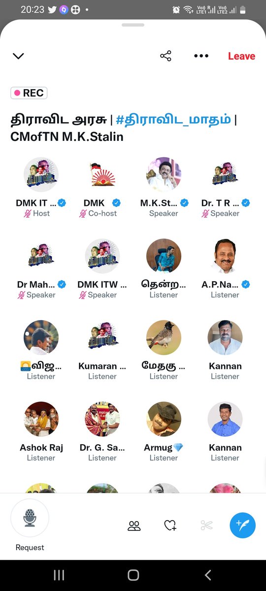 Sirkazhikaaran's tweet image. இன்றைய #Spacce உரையாடலில் தலைவர் வழங்கிய ஆலோசனை &amp;amp; அறிவுரை,புத்திமதிகள்படி இனிமேல் ஆபாசமான வார்த்தைகள்,பதிவுகள் செய்யாமல் திமுக மற்றும் திராவிட மாடல் ஆட்சிபற்றி பொய்பரப்புரைகள் தலைவர் பற்றி ஆபாசபதிவுகளுக்கு தரமான தக்க பதிலடி மட்டுமே கொடுப்பேன்👍
@mkstalin @TRBRajaa @DMKITwing
