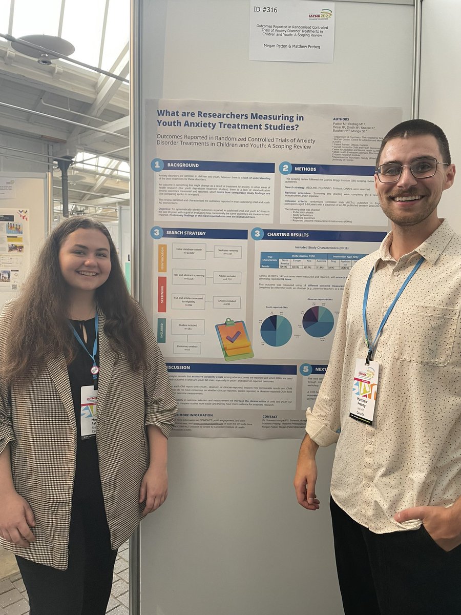 We’re having such an amazing time in Copenhagen! If you’re at #iaymh2022, come check out our posters🤗