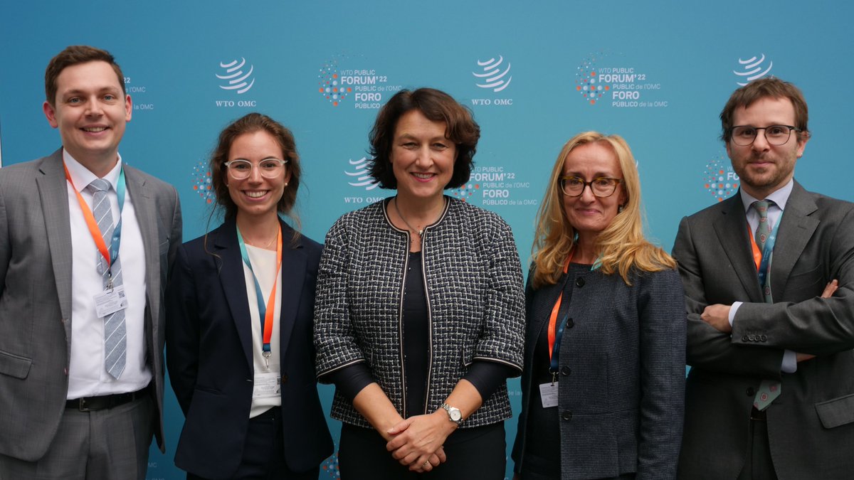 The OECD Trade delegation was pleased to attend this year's #WTOPublicForum!

Congratulations to the @WTO for this successful event - we were happy to have contributed to these interesting discussions with #trade experts from around the globe. 🌍