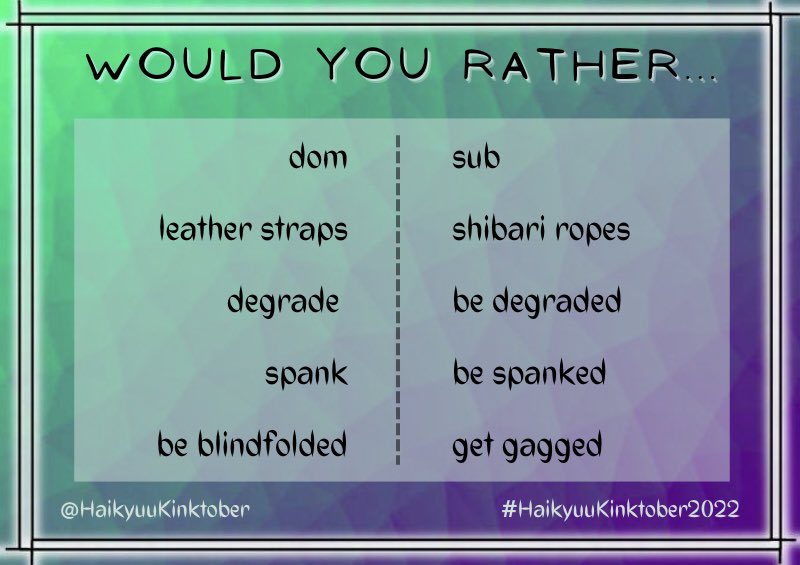 haikyuu-unhinged-kinktober-day-7-on-twitter-it-s-fri-yay-fancy-a