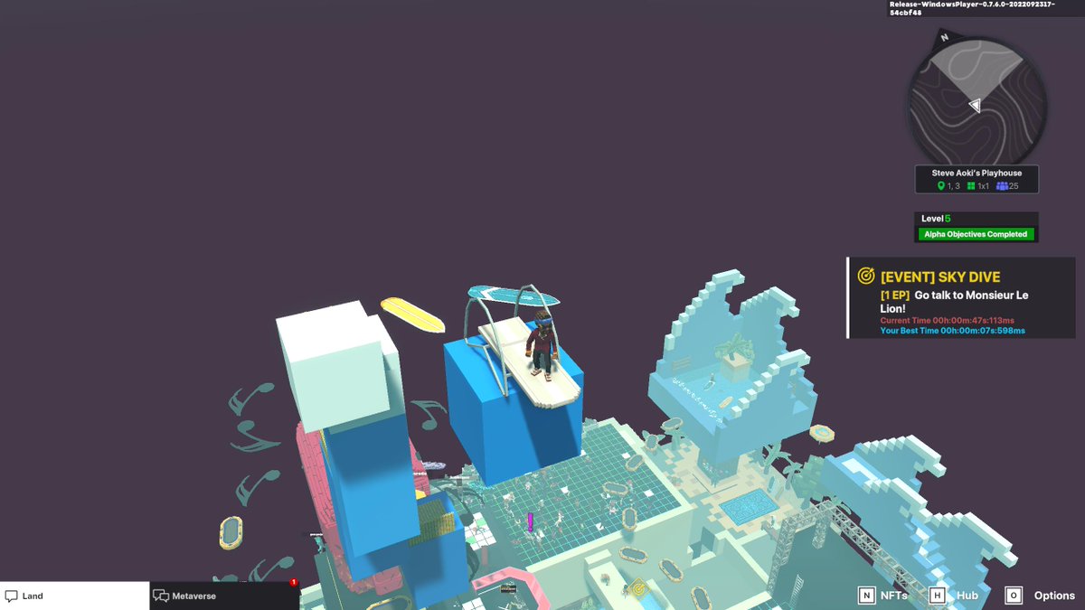 FTL0226's tweet photo. @TheSandboxGame @steveaoki I just participated in the #SandboxAlphaS3Giveaway for a chance to win 500 SAND! Found the high diving board in @steveaoki's Playhouse, check out my screenshot below!
👇 https://t.co/n4QVJe958k