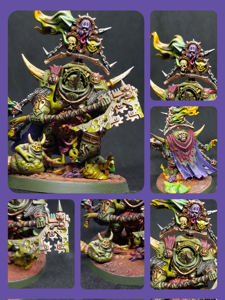 Evans_903's tweet photo. Friday show cast 10
Lord of contagion spreading the gifts of Papa nurgle across the corpse Gods crumbling empire
#Fridayshowcase #LordofContagion
#DeathGuard #PapaNurgle #40k
#WarhammerCommunity https://t.co/Zs2jc9cSv0