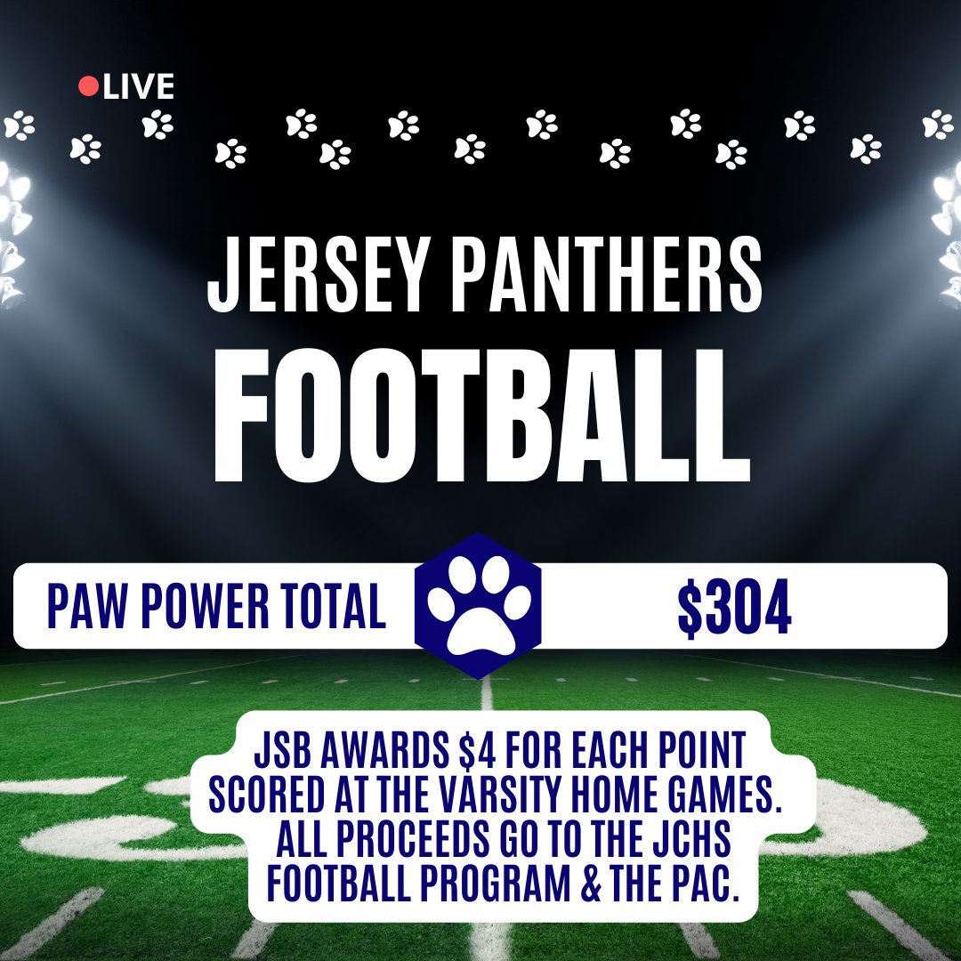 JerseyStateBank's tweet photo. 💙🐾Let's Go Panthers! 🐾💙

#JerseyStateBank #GoodBankGoodNeighbor #LetsGoPanthers! https://t.co/aYzzBk7pSA