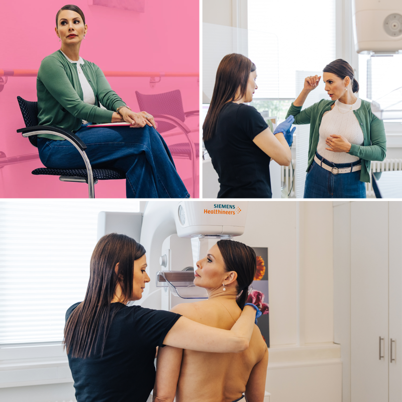 SiemensHealth's tweet photo. Meet Dany Michalski. A two-time breast cancer survivor, she now encourages women to #GetChecked regularly, just like she does. 🎗💪 #breastcancerawarenessmonth
