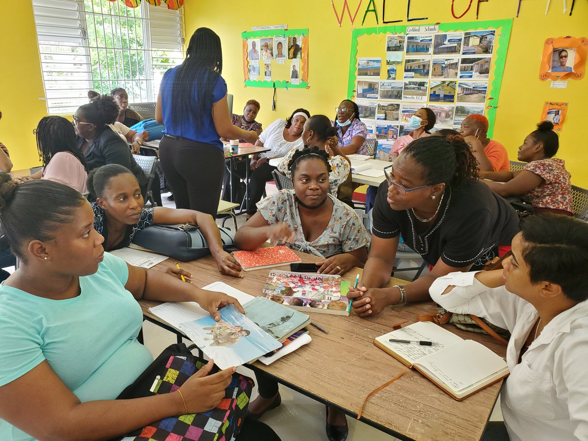 Marjammy's tweet photo. Happening now at Westmoreland R. C: Curriculum Training and demonstration lesson for teachers of 3Year Old students.
#12StandardsMatter @TafarieGWhyte @ECCJA @NicoleM84363644 @FaithLy15941634 @Karlene12345 https://t.co/vXRWORUwxp
