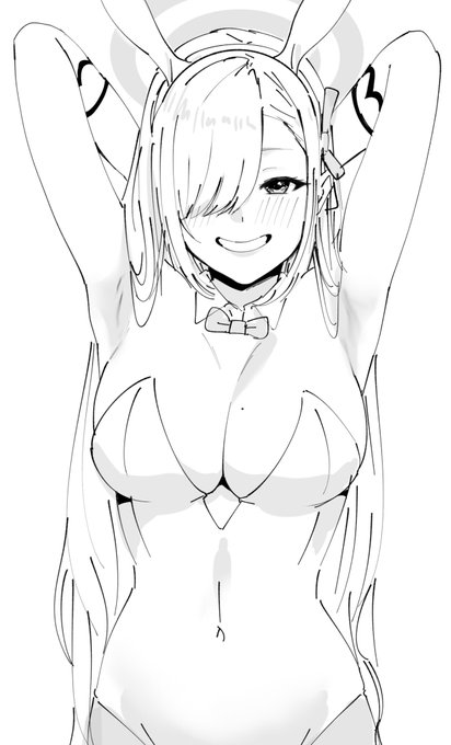 久しぶりにバニーアスナのらくがき 