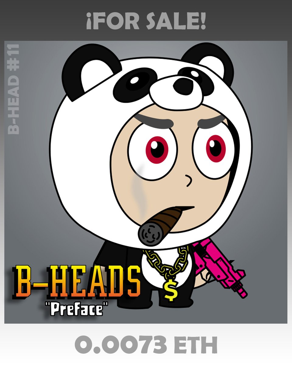 b_heads_nft's tweet photo. @NFT_enthusiasts * FOR SALE!!! *
B-Heads collection.
Listed and available on Opensea.
Item #11.
For sale by 0.0073 ETH.
Get your B-HEAD!
Thanks for the support! https://t.co/JY6Tf08c0h
