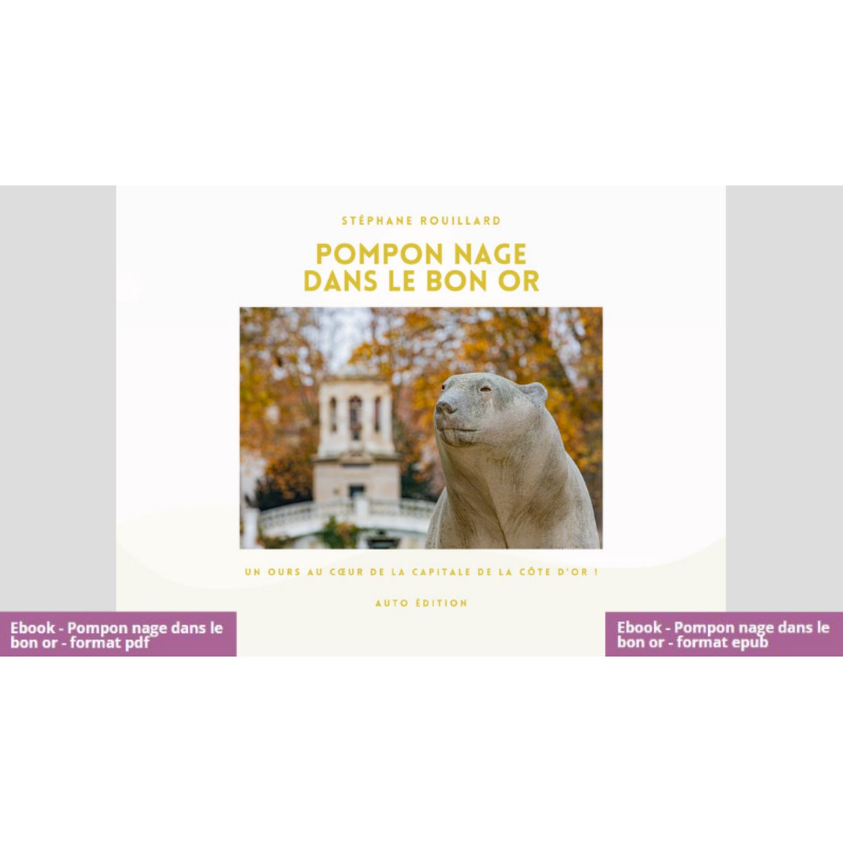 KyonyxPhoto's tweet photo. Sortie Ebook – Pompon nage dans le bon or !

C’est avec un immense plaisir que je vous annonce la sortie de mon premier livre photo, au format ebook* (pdf – epub – Amazon Kindle…) pour commencer, réalisé en auto édition.

#ebook #automne #ourspompon #jardindarcy #dijon #cotedor https://t.co/Sx30OMS7rq