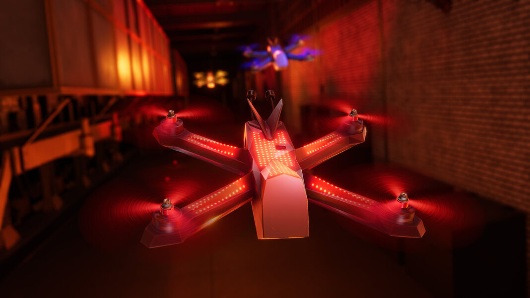 droneracersnl's tweet photo. Droneracers, opgelet! DRL Simulator is nu gratis te downloaden via Epic Games. Lees er alles over:  https://t.co/knSIcdURsu https://t.co/qsUCDHL7xx
