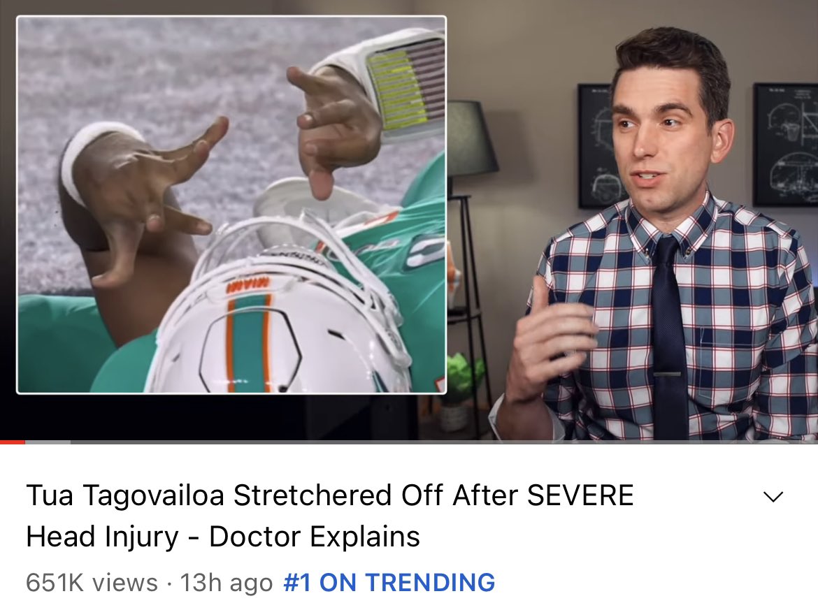 BrianSuttererMD's tweet photo. The happiest I’ve ever been to see a video trending. Awareness and education 💯 https://t.co/4MVrgJYgr5