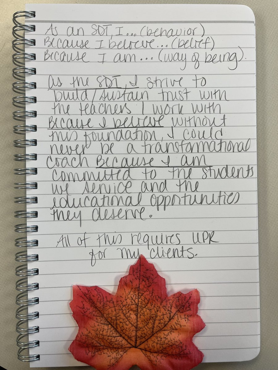 Working more on me #transformationalcoaching #focus #staffdevelopmentteacher #3Bs #elenaaguilar