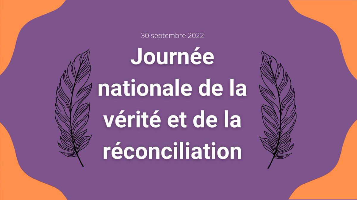 Aujourd'hui, nous nous souvenons de tous les enfants perdus et des survivants des pensionnats, de leurs familles et de leurs communautés. C'était un honneur d'entendre le Cercle autochtones lors de notre rencontre #FemmesEnSTIM pour parler des cultures autochtones
