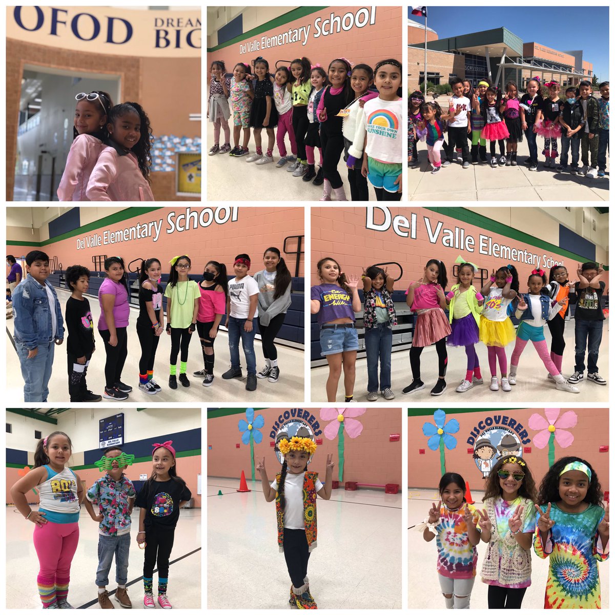 There’s no place like #Home💙! Our @DelValleES_YISD discoverers partied through the decades for @DVHSYISD homecoming week🎉🥳!#DelValleLearningCommunity #ILovePE #DelValleESPE #OFOD #THEDISTRICT #FutureConquistadores