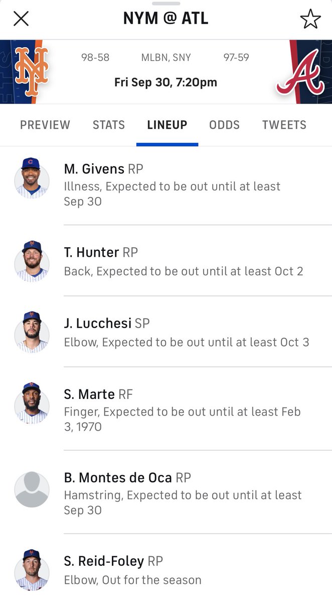 Brett Schreiber (@bschreibs25) on Twitter photo This is a positive sign for the <a href="/Mets/">New York Mets</a> if <a href="/CBSSports/">CBS Sports</a> is right about Starling Marte #LFGM This is a positive sign for the <a href="/Mets/">New York Mets</a> if <a href="/CBSSports/">CBS Sports</a> is right about Starling Marte #LFGM