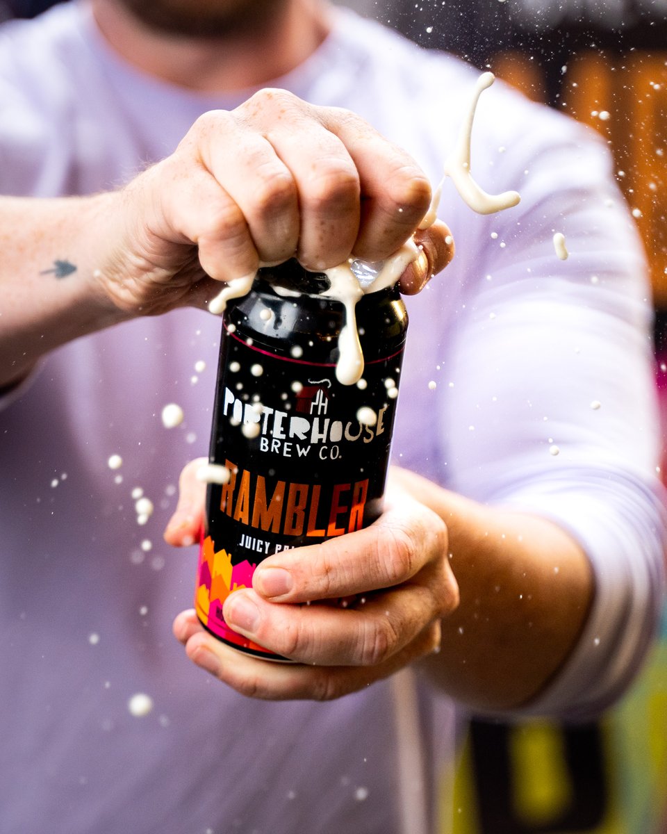 No better sound!

Enjoy our super refreshing Rambler Juicy Pale Ale this weekend.