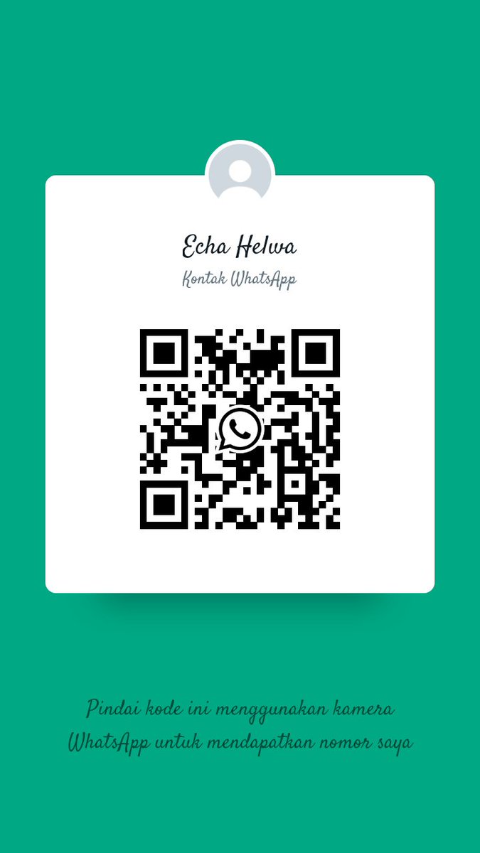 Tambahkan saya sebagai kontak di WhatsApp. wa.me/qr/VCWV7YLHCFB…