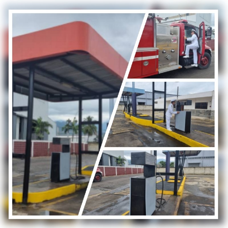 comando_bnar's tweet photo. #AlMomento #30Sep 
El Cmdte de la #BNAR VA Alfonso De Gregorio efectúa Revista Formal a las instalaciones de la Dirección de Transporte y Estación de Servicio, verificando los trabajos de acondicionamiento realizados. 
#ComprometidosConElBienestarNaval
@ArmadaFANBVzla 
@AB_DNALO https://t.co/0riF1YsKqj