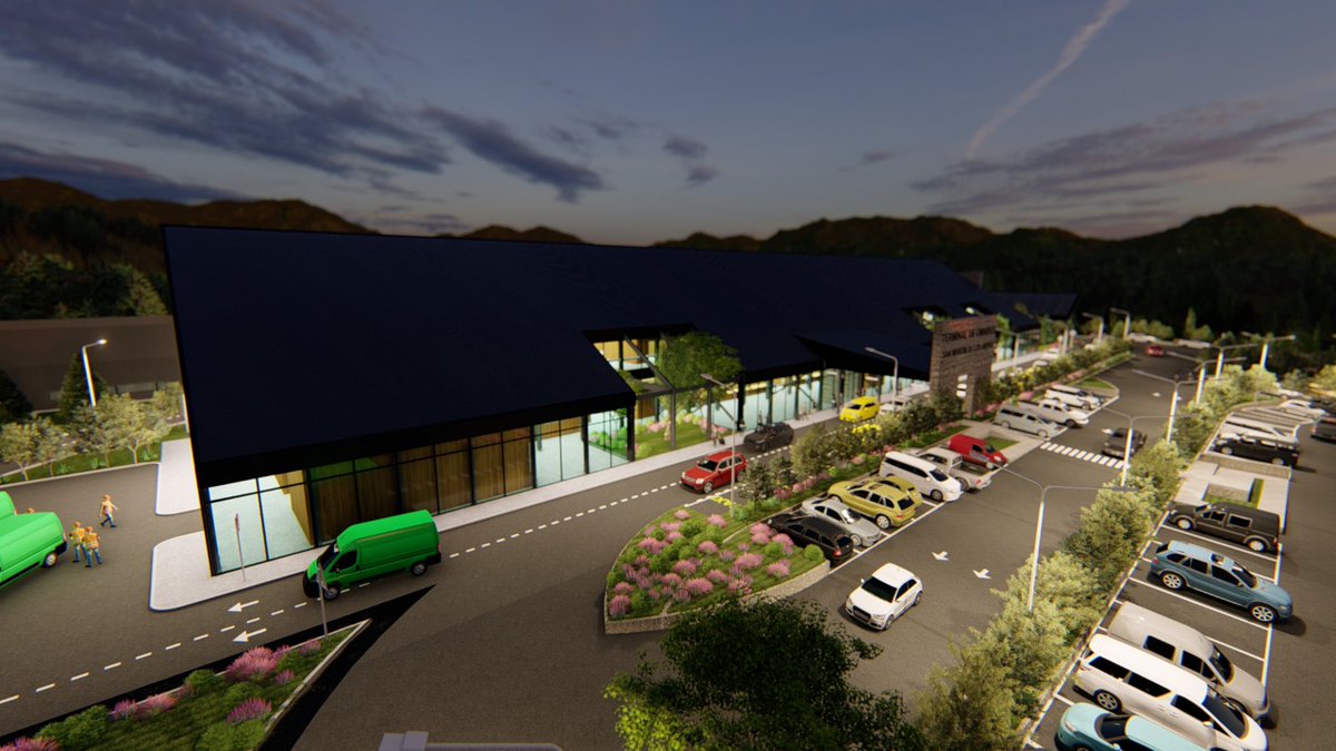 OmarGutierrezOk's tweet photo. ¡Una gran noticia! @el_BID acompañará la construcción de la nueva terminal de ómnibus de San Martín de los Andes. Un moderno proyecto acorde a las demandas actuales, que prevé reubicar la estación en uno de los principales ingresos a la ciudad, a 3 kilómetros del casco urbano. 👏🏻 https://t.co/WyG7vIen2H