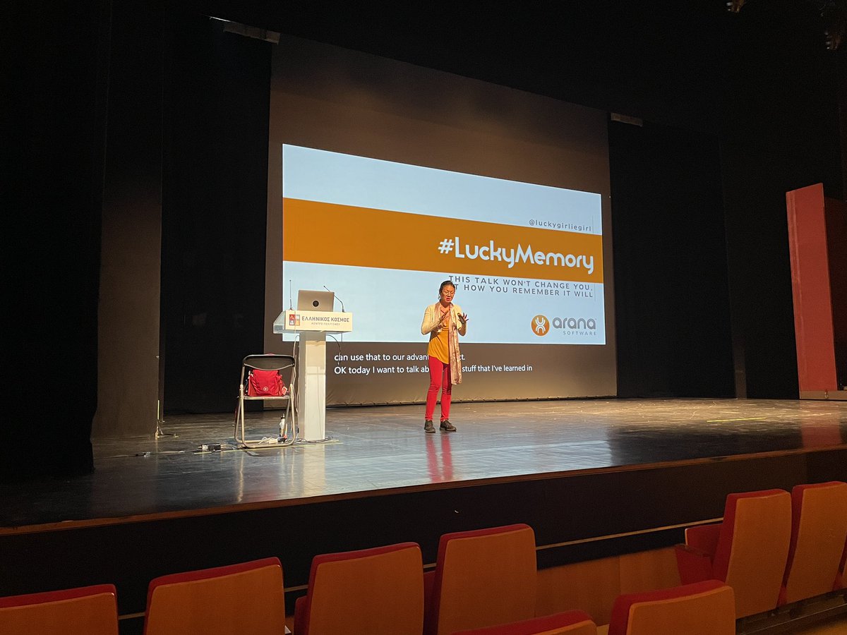 Closing keynote from @luckygirliegirl #voxxeddaysathens