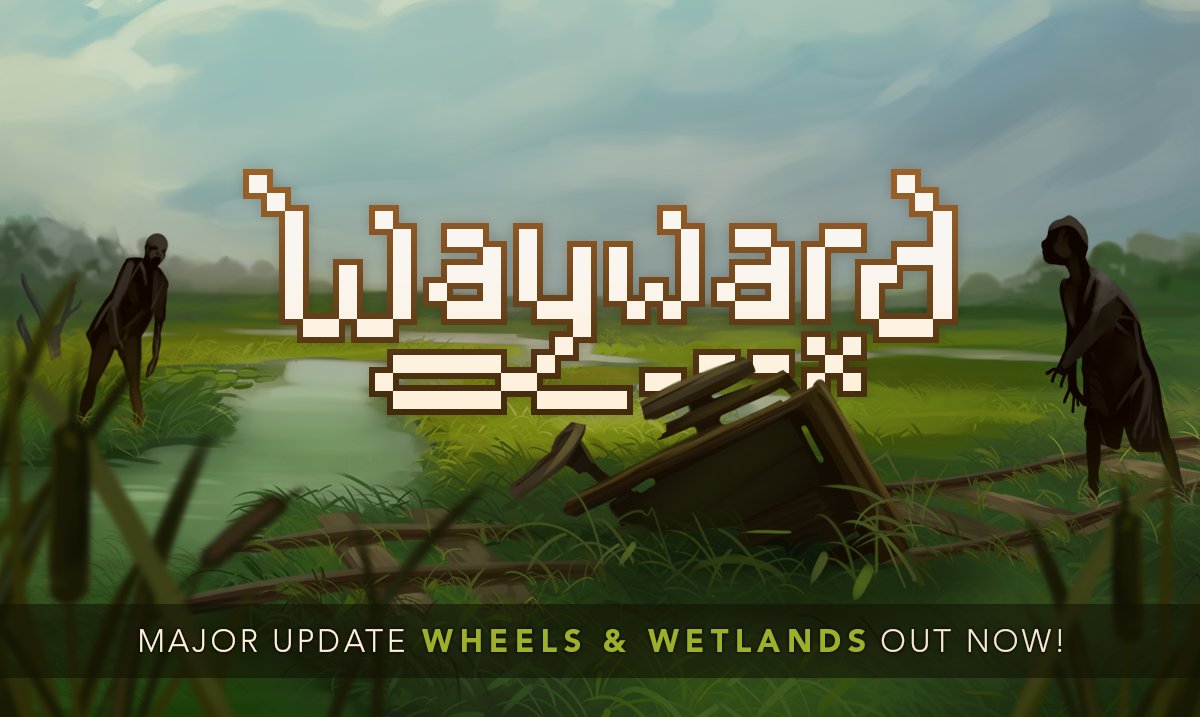 Wayward Major Update “Wheels & Wetlands” Released! Welcome to Wayward's largest update to date! More information here: store.steampowered.com/news/app/37921… #gamedev #indiegame #roguelike