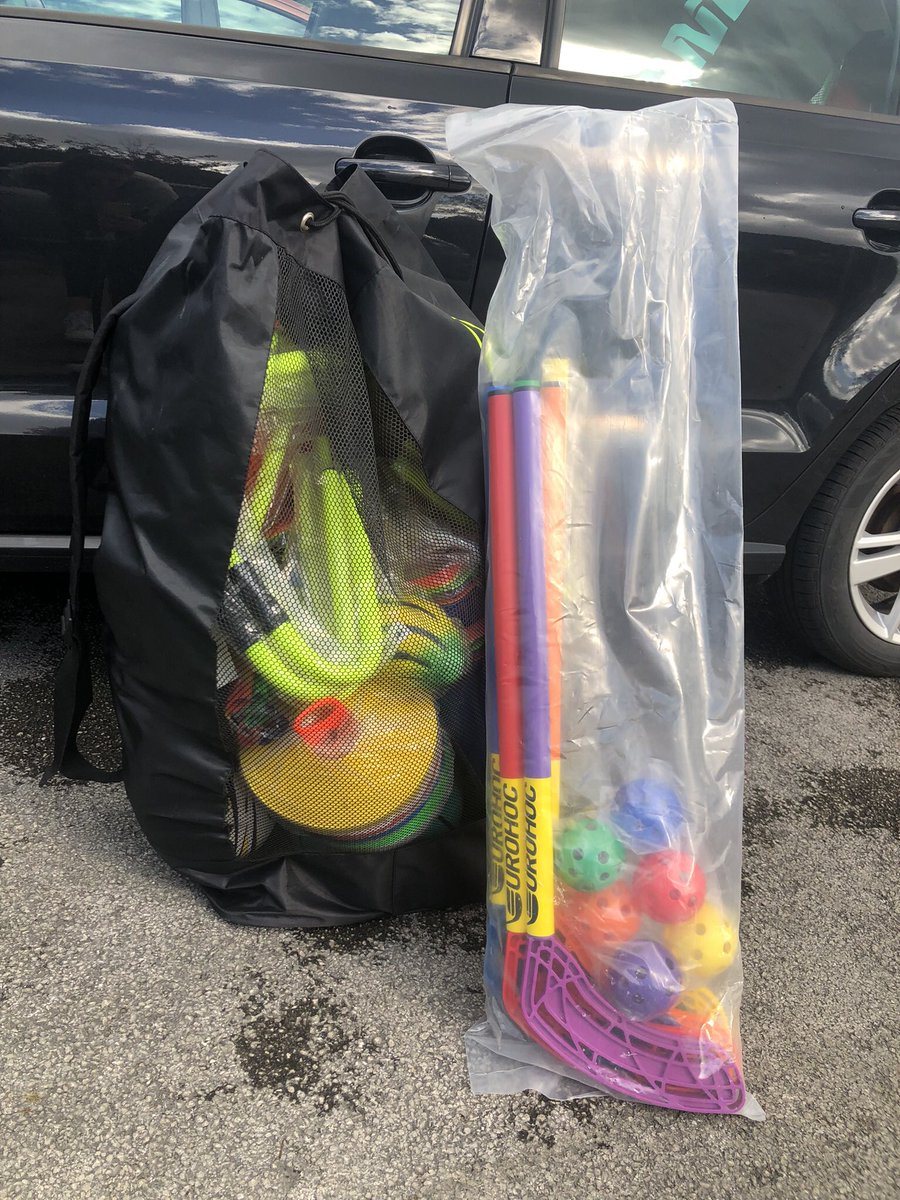 MoveWellFG's tweet photo. Equipment drop off yesterday at each of the partner schools involved in the @MoveWellFG project. We hope you enjoy using the physical activity equipment in PE, at breaktimes, &amp; after school!🌟🏒🎾 @StJamesSkem @DelphSide @MoorsideCP @SkemBishopM @StThomasMartyr @WestLancsSP https://t.co/txRMKPvbOS