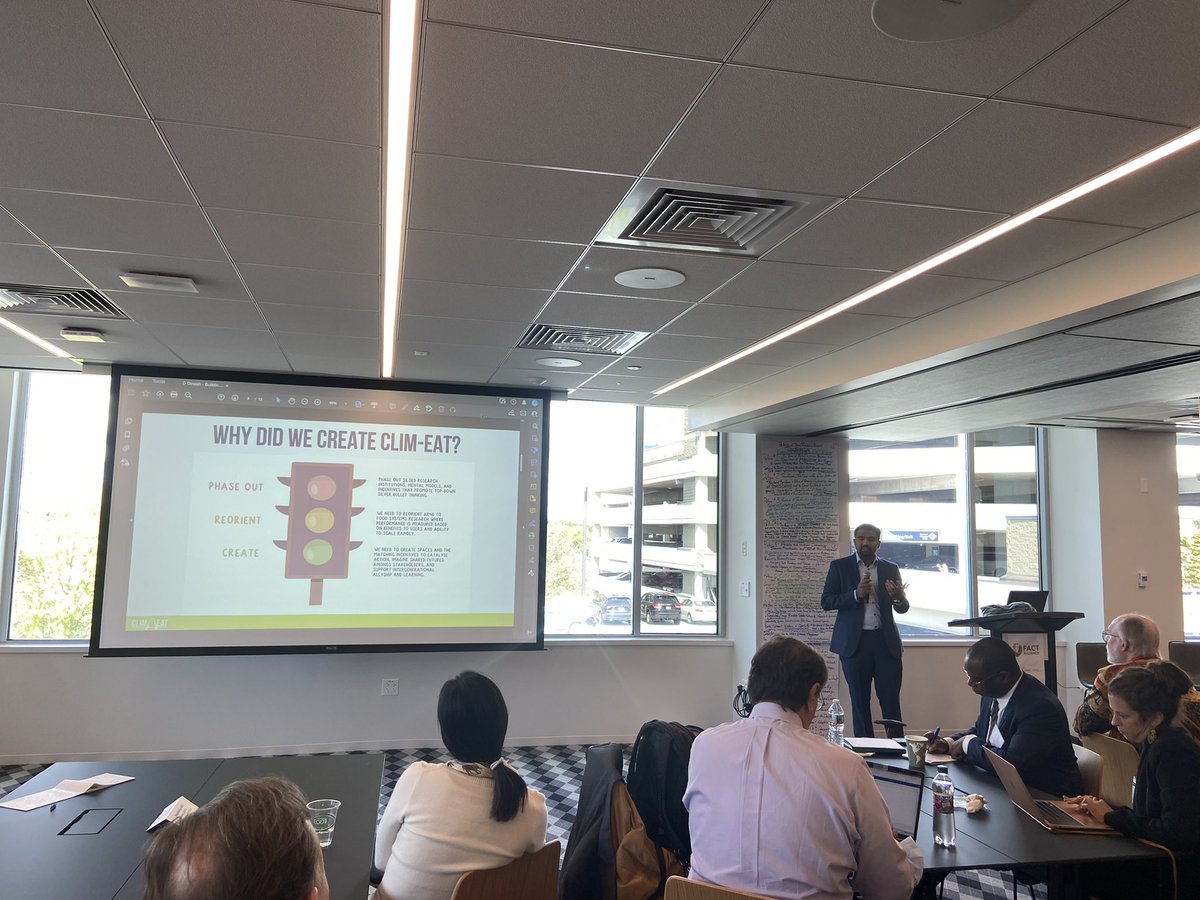Clim_Eat's tweet photo. This week we joined the #FACTWorkshop2022 at @jwafs_mit to discuss science to action collaboration and share our experiences. We are looking forward to working with the Alliance and it’s members to connect science and policy and #transformfoodsystems 💪🏽 https://t.co/3da542mLaD