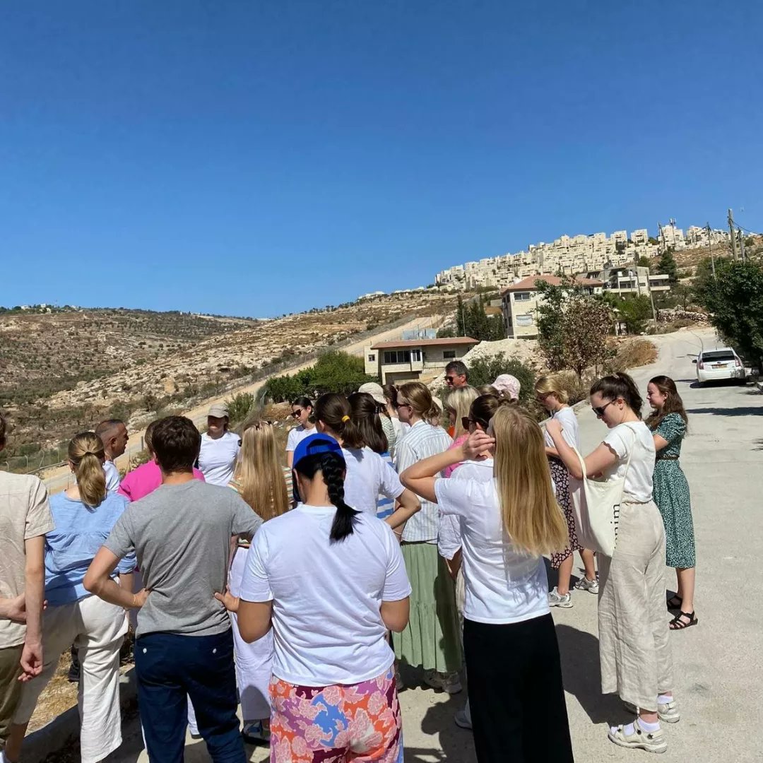 JAIPalestine's tweet photo. First day program in Palestine with the JAI for 23 students of the Global Safari with 4 leaders from our partner YMCA-YWCA related Norwegian Sunnmøre Folkehøgskule.

The day included a tour within YMCA Beit Sahour, JAI briefing, Wall and settlements, and Nativity Church tour. https://t.co/qOHEBgi4mV