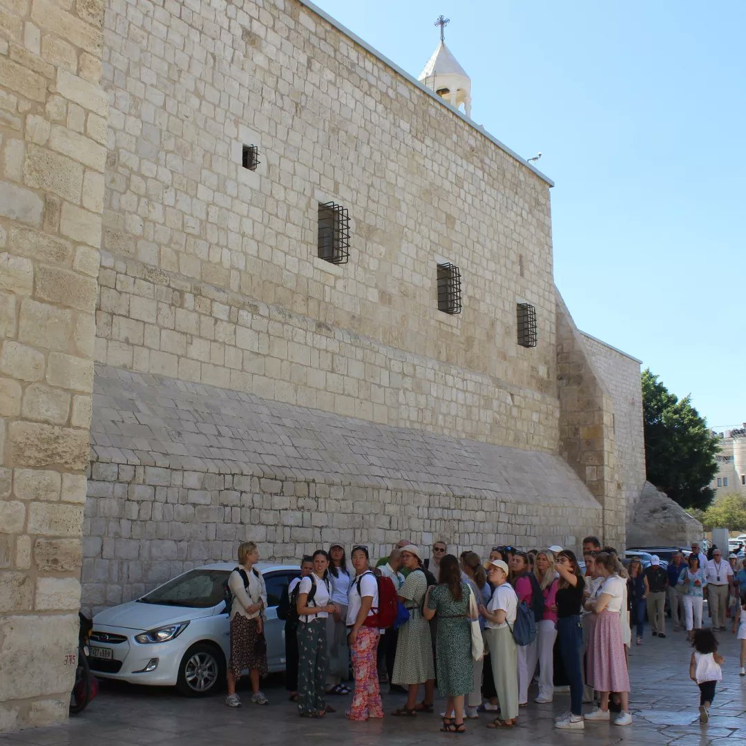 First day program in Palestine with the JAI for 23 students of the Global Safari with 4 leaders from our partner YMCA-YWCA related Norwegian Sunnmøre Folkehøgskule.

The day included a tour within YMCA Beit Sahour, JAI briefing, Wall and settlements, and Nativity Church tour.