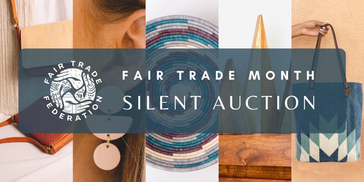 Our second annual #FairTradeMonth Silent Auction is now open and features beautiful, unique, and fun items donated by dedicated fair trade enterprises. We invite you to check out the items and start bidding here: fairtrade.cbo.io. #FairTradeAuction