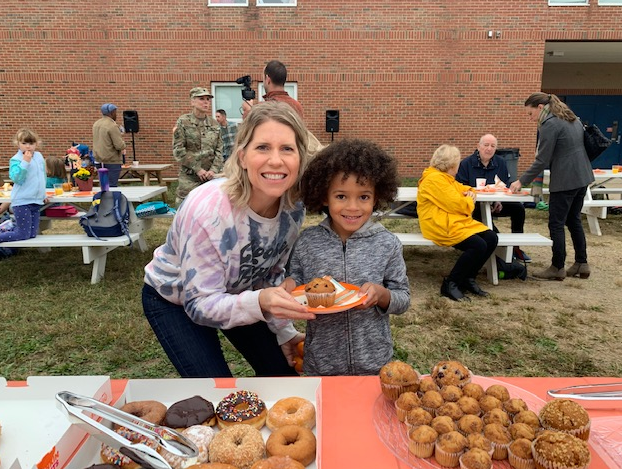 fairviewesfcps's tweet photo. Happy Friday!  Military families connected at a Meet and Greet Breakfast this morning attended by FCPS Superintendent Dr. Michelle Reid, School Board Representative Megan McLaughlin, and Region 4 Leaders Penny Gros and Lisa Reddel.  @sngoldstein @TeachMeMrsE https://t.co/0SPcsYEgfO